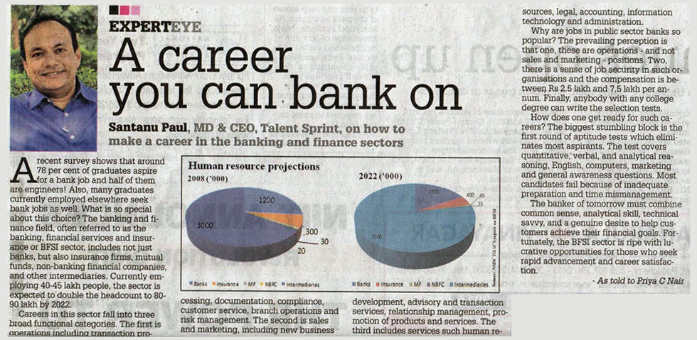 A career you can bank on